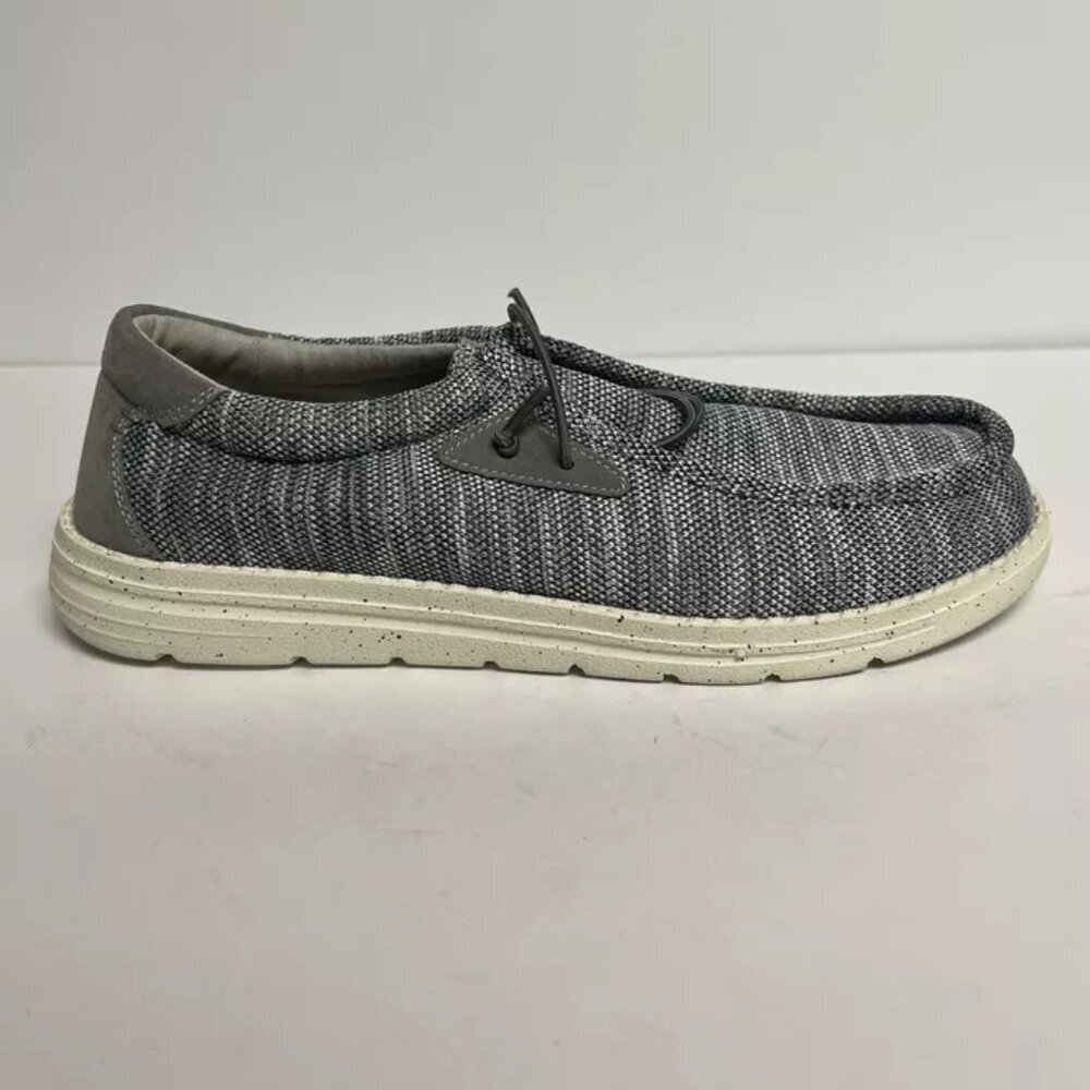 Bruno Marc Men's Slip On Loafer Grey Size 10.5M